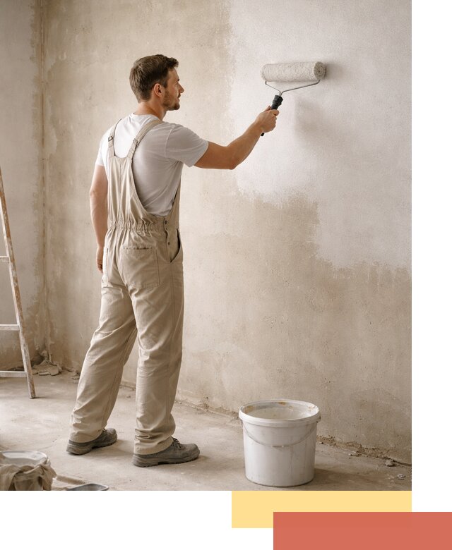 Грунтовка стен под отделку в Вязниках профессиональным раствором