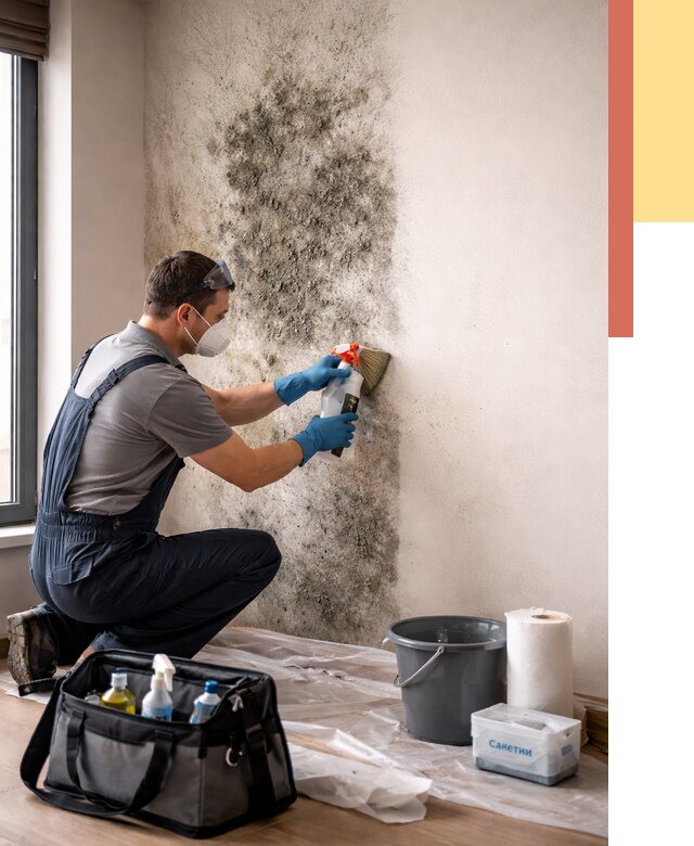 Удаление плесени со стен в Вязниках от 2297 руб. — быстро и недорого | ОТДЕЛОЧНИК-Взн