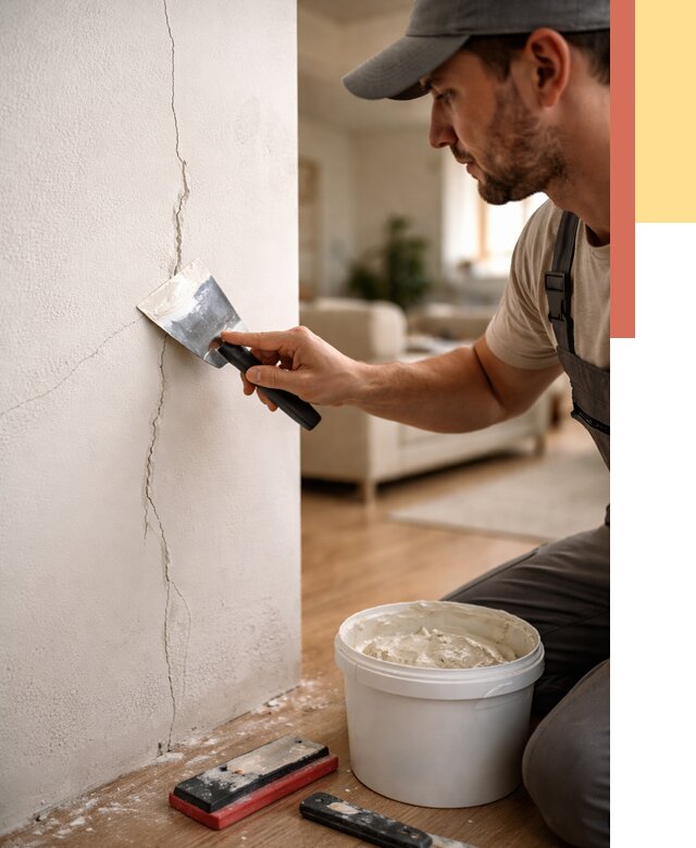 Заделка трещин и сколов в Вязниках от 2617 руб. — быстро и недорого | ОТДЕЛОЧНИК-Взн