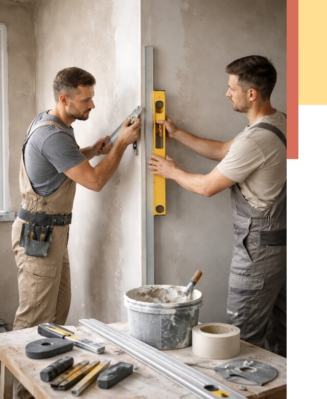 Выведение углов стен в Вязниках от 1976 руб. быстро и недорого | ОТДЕЛОЧНИК-Взн