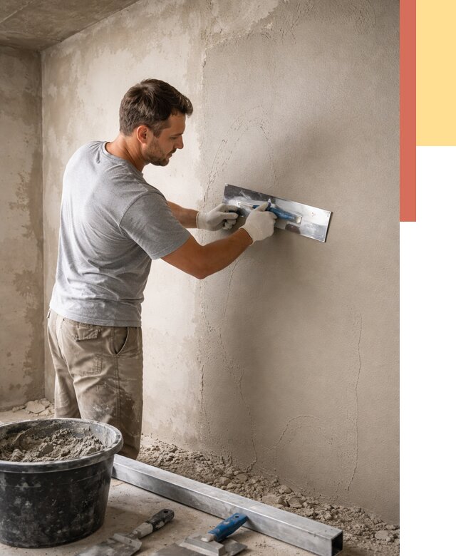 Штукатурка стен без маяков в Вязниках от 7692 руб/м2 — услуги и цена | ОТДЕЛОЧНИК-Взн