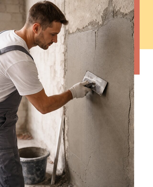 Штукатурка стен под плитку в Вязниках от 4487 руб./м2 — выравнивание под плитку | ОТДЕЛОЧНИК-Взн