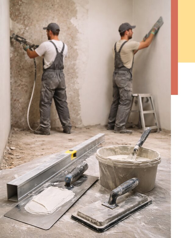 Штукатурка стен под обои в Вязниках от 4807 руб./м2 — выравнивание под обои | ОТДЕЛОЧНИК-Взн