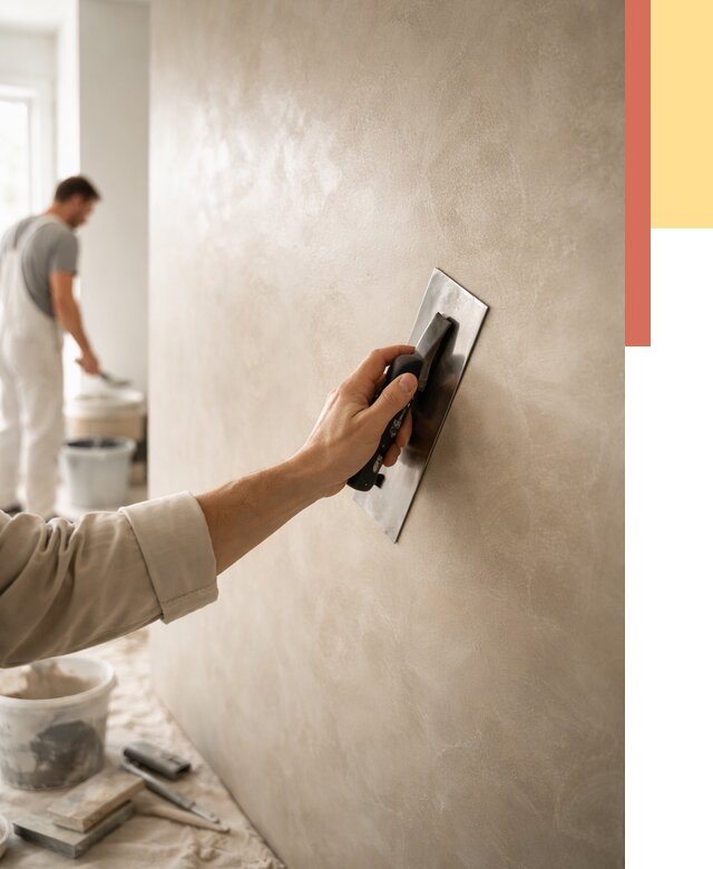 Венецианская штукатурка в Вязниках от 3739 руб/м² — нанесение стен под ключ | ОТДЕЛОЧНИК-Взн