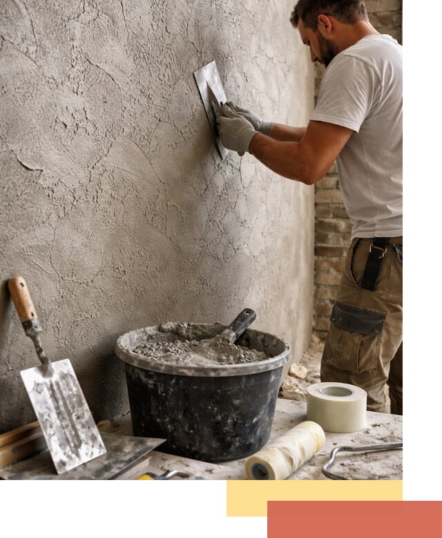 Декоративная штукатурка лофт в Вязниках — отделка стен и потолков