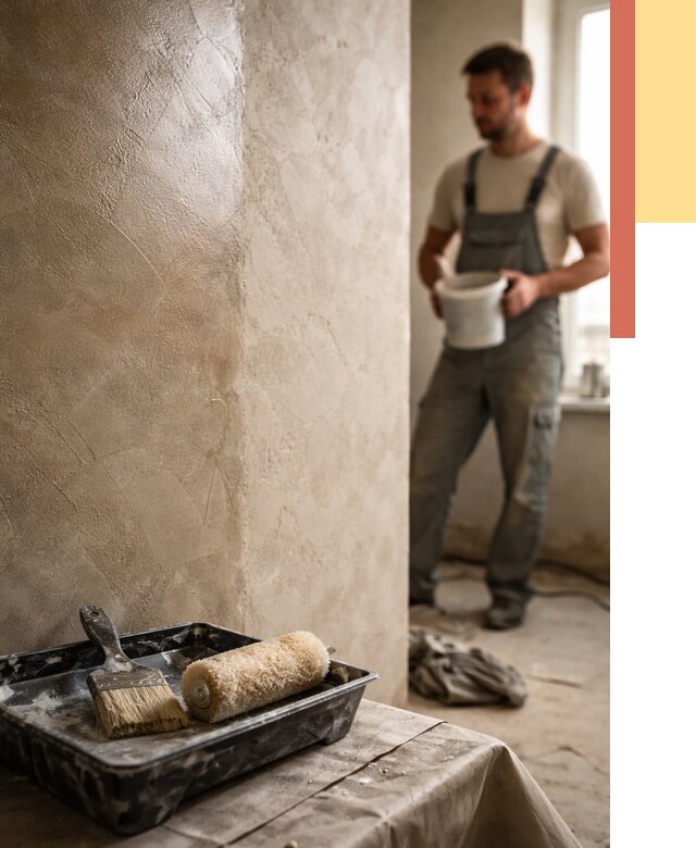 Нанесение воска на штукатурку в Вязниках от 3739 руб. | Услуги ОТДЕЛОЧНИК-Взн