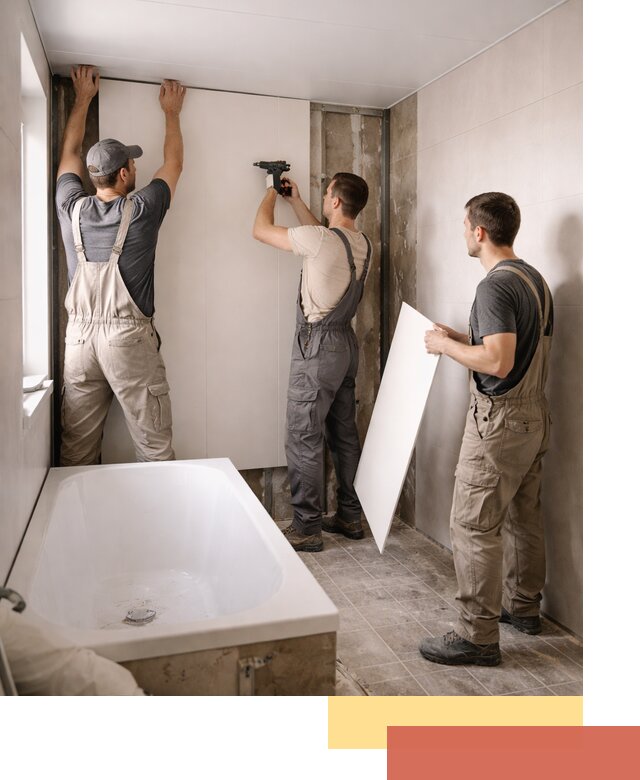 Отделка ванной панели ПВХ профессионально в Вязниках