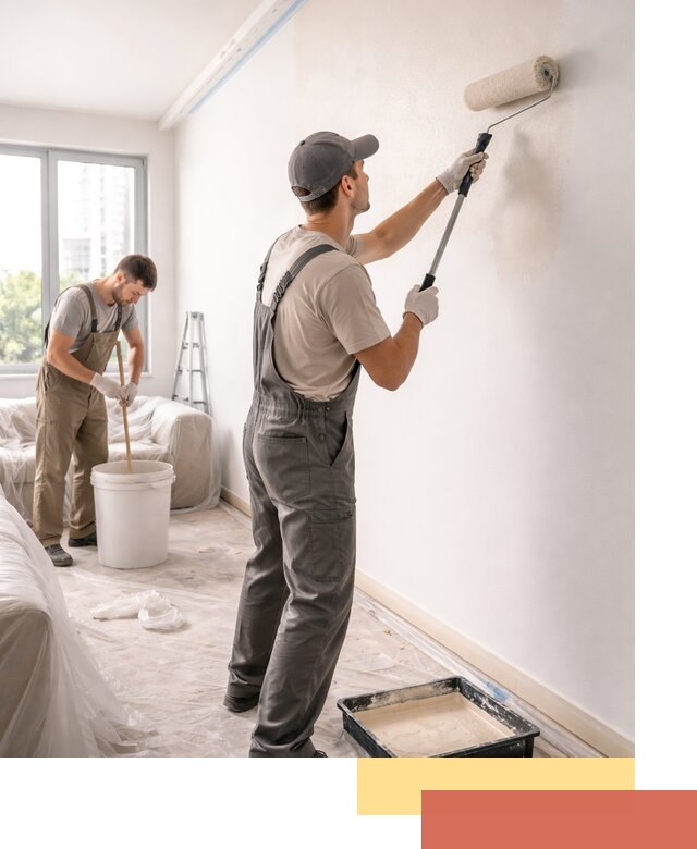 Покраска стен в офисе в Вязниках — быстрый и качественный ремонт