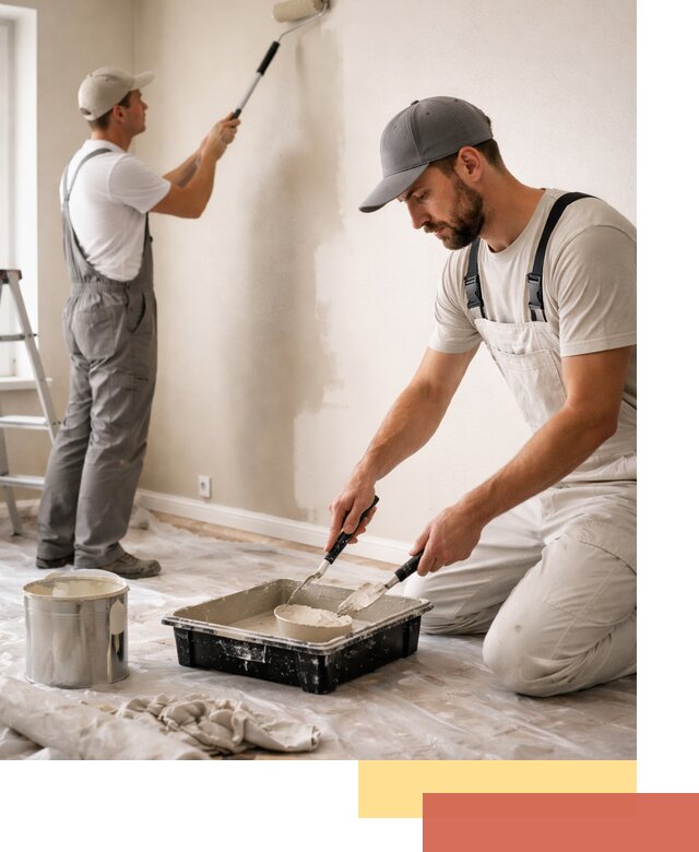 Покраска стен в квартире в Вязниках — профессионально и аккуратно