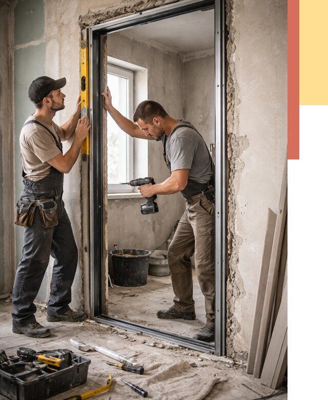 Закладка дверного проема в Вязниках от 3739 руб. — быстро и недорого | ОТДЕЛОЧНИК-Взн