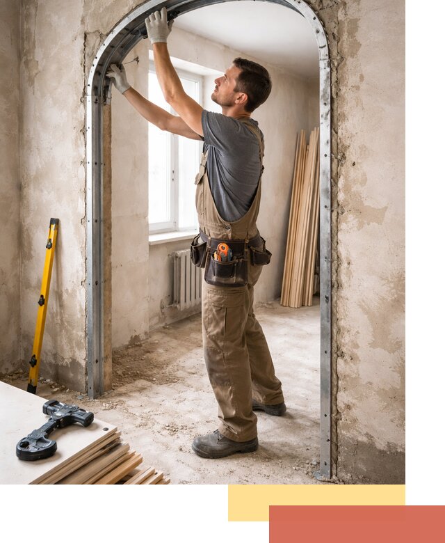 Устройство арочного проема в Вязниках под ключ