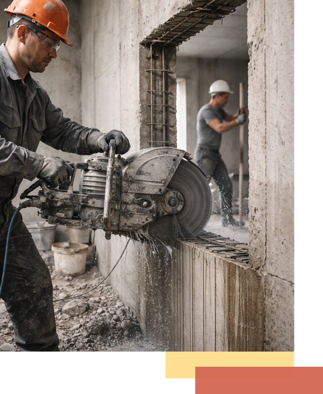 Алмазная резка проемов в Вязниках быстро и точно