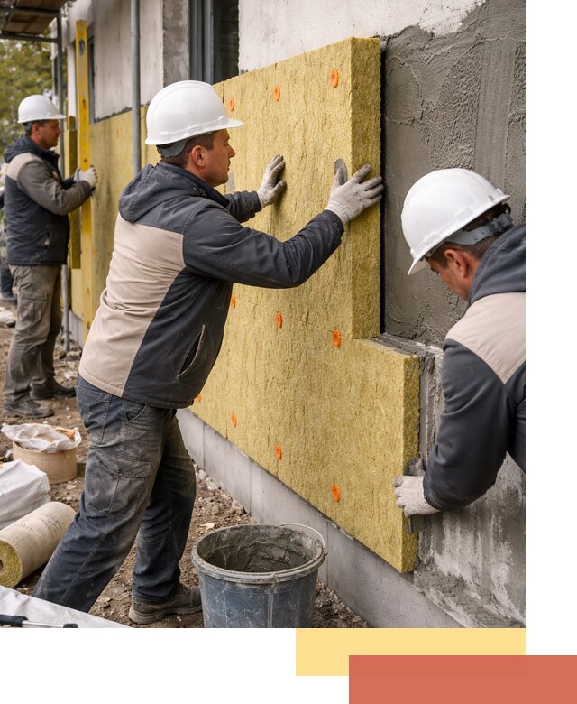 Утепление стен минватой в Вязниках — тепло и звукоизоляция