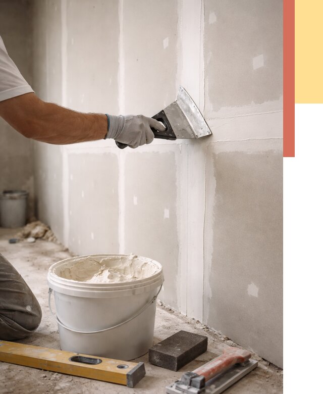 Шпаклевка перегородок из гипсокартона в Вязниках от 2671 руб. — услуги ОТДЕЛОЧНИК-Взн