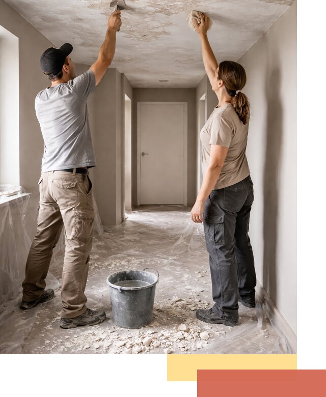 Удаление побелки с потолка в Вязниках — быстро и аккуратно