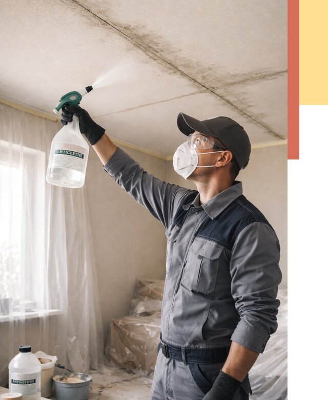 Антисептическая обработка потолка в Вязниках от 2671 руб. | ОТДЕЛОЧНИК-Взн