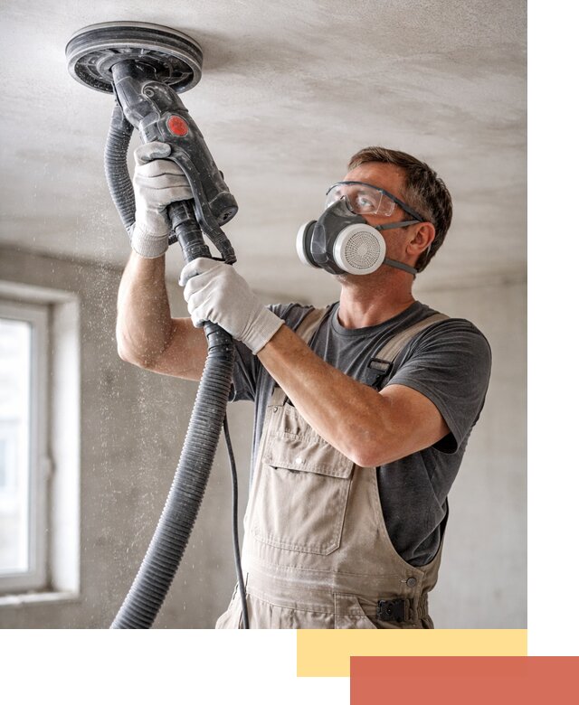 Шлифовка потолка в Вязниках — качественная подготовка под отделку