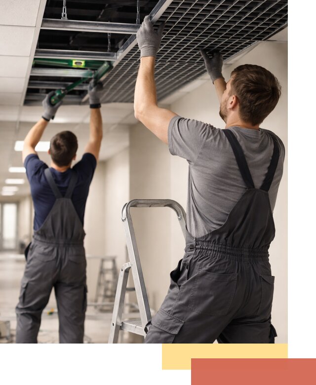 Монтаж потолка Грильято в Вязниках: установка под ключ качественно