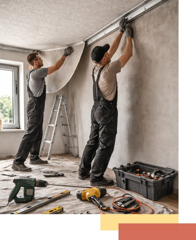 Монтаж фактурного натяжного потолка в Вязниках качественно и быстро