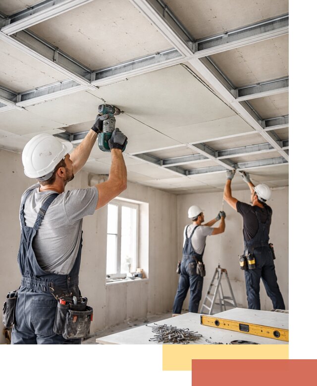 Кессонный потолок из гипсокартона под ключ в Вязниках