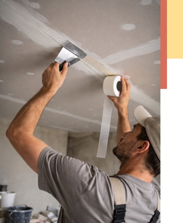 Обработка швов потолка ГКЛ в Вязниках от 8012 руб. под ключ | ОТДЕЛОЧНИК-Взн