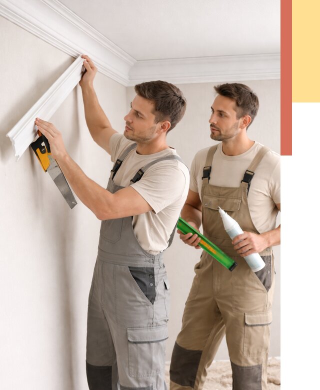 Монтаж потолочного плинтуса в Вязниках от 2457 руб. — быстро и недорого | ОТДЕЛОЧНИК-Взн