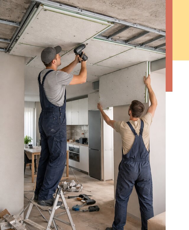 Шумоизоляция потолка панелями зипс в Вязниках от 1976 руб. под ключ | ОТДЕЛОЧНИК-Взн